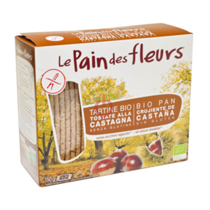 Pão Flores Castanha BIO S/Glúten
