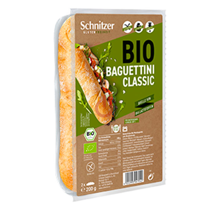 Baguettini Clássico BIO Schnitzer Sem Glúten e Sem Lactose