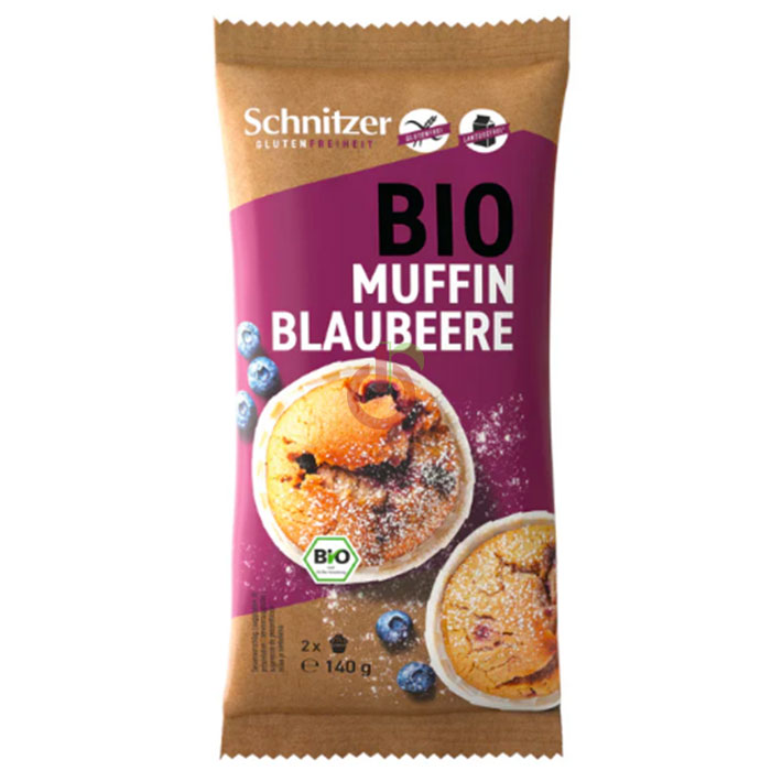 Muffin c/ Mirtilo Sem Glúten BIO Schnitzer