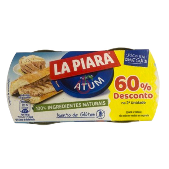 Patê de Atum em Óleo Sem Glúten La Piara