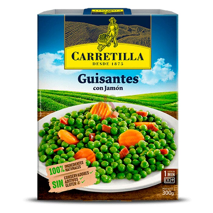 106 - Ervilhas com Presunto e Azeite Sem Glúten Carretilla