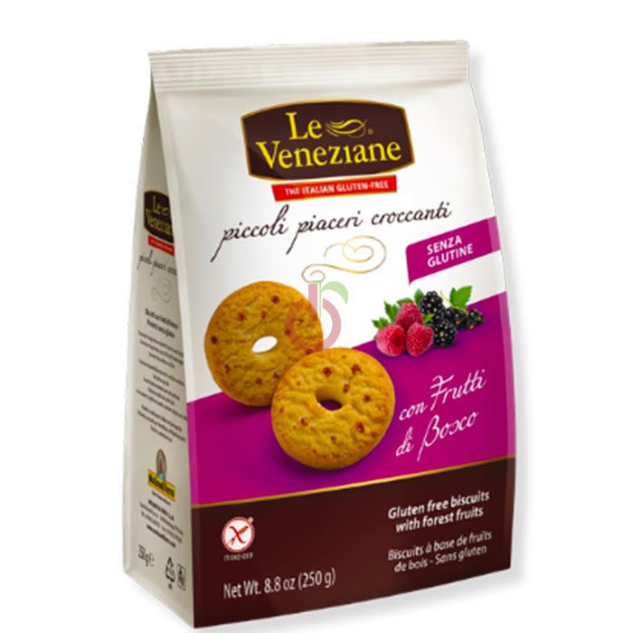 Biscoitos com Frutos do Bosque Sem Glúten Le Veneziane
