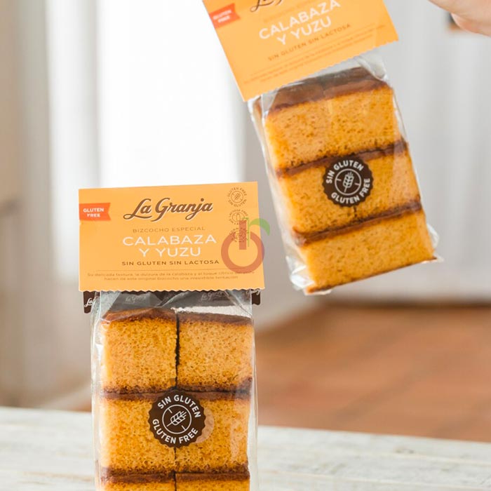 Bolo de Abóbora Sem Glúten e Sem Lactose La Granja
