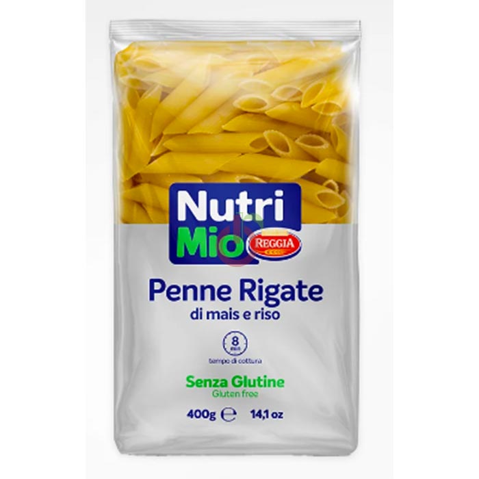Massa Penne Rigate Sem Glúten Nutri Mio