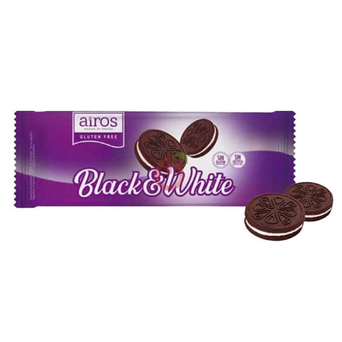 Bolacha Black & White Airos Sem Glúten e Sem Lactose
