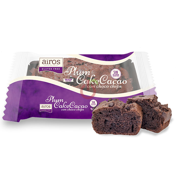 AI010 - Bolo Plum Cake de Cacau Airos Sem Glúten