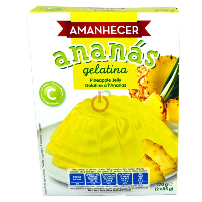 Gelatina Ananás Amanhecer Sem Glúten