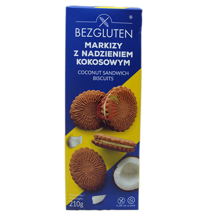 Bolacha com Recheio de Coco Bezgluten Sem Glúten