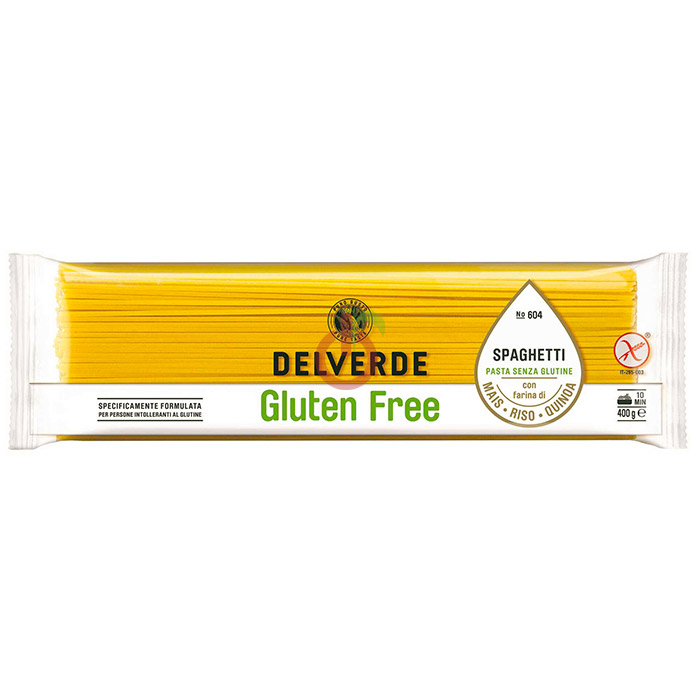 Massa Esparguete Delverde Sem Glúten, Sem Lactose e Sem Ovo