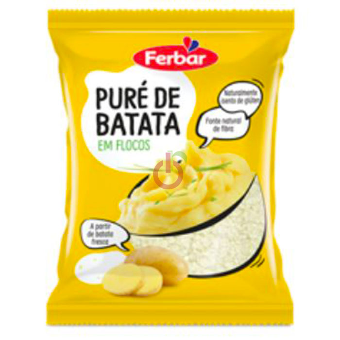 Puré de Batata em Flocos Ferbar Sem Glúten