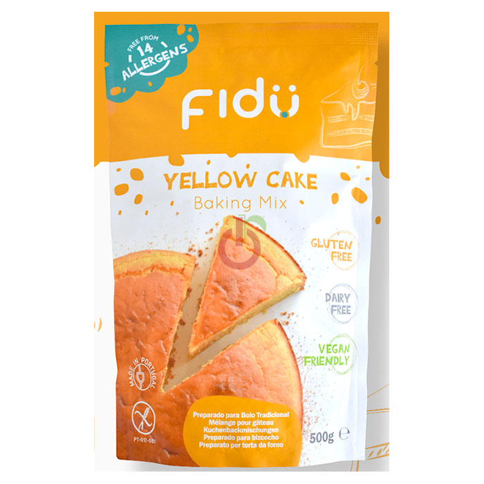 Preparado para Bolo Tradicional Fidu Sem Glúten, Sem Lactose, Sem Alergénios