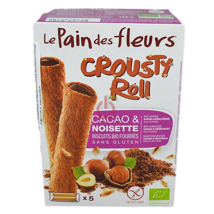Crousty Roll Le Pain des Fleurs Sem Glúten e de Ingredientes Biológicos.