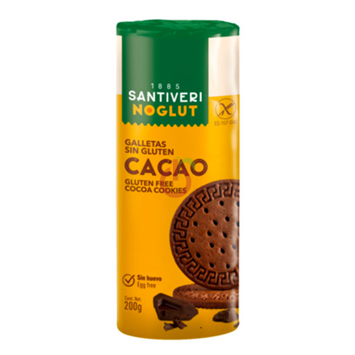 Bolachas Digestiva com Cacau Noglut Sem Glúten