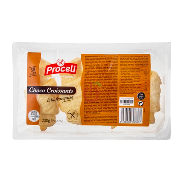 Croissant com Chocolate Proceli Sem Glúten