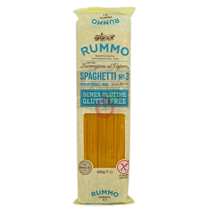 Massa Spaghetti Rummo Sem Glúten, Sem Lactose e Sem Ovo
