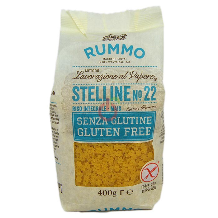 Massa Stelline Rummo Sem Glúten, Sem Lactose e Sem Ovo