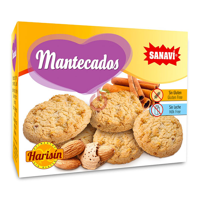 SA0005 - Biscoitos de Amêndoa e Canela Sanavi Sem Glúten
