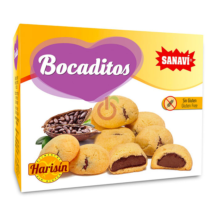Biscoitos Bocaditos Sanavi Sem Glúten