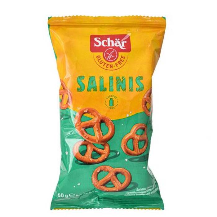 Biscoitos Salinis Schär Sem Glúten e Sem Lactose