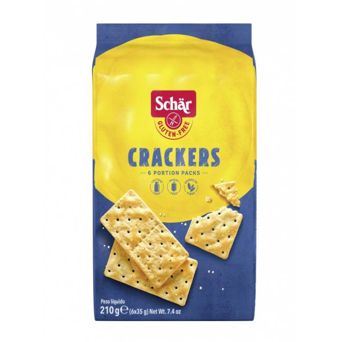 Bolachas Crackers Schär Sem Glúten e Sem Lactose