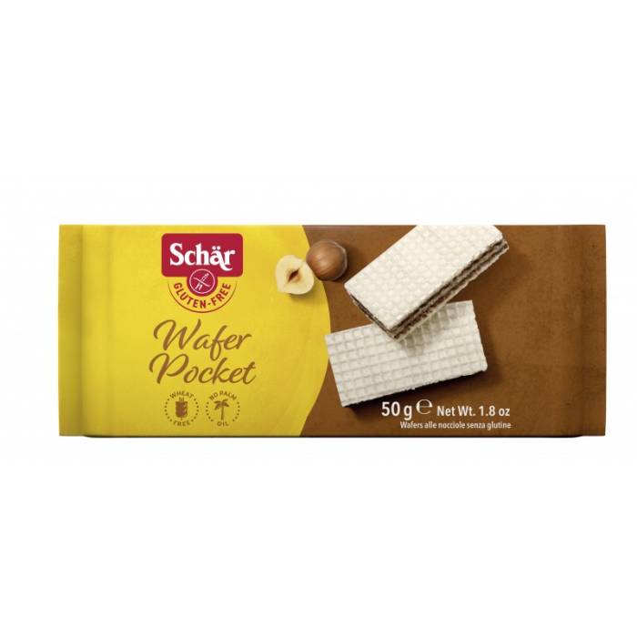 Wafer Pocket de Avelã Schär Sem Glúten - imagem ampliada