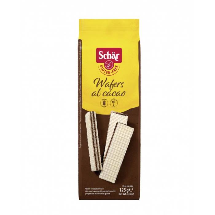 Wafer de Cacau Schär Sem Glúten