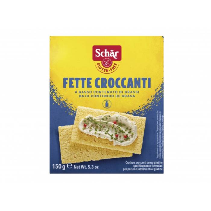 Tostas Fette Croccanti Schär Sem Glúten e Sem Lactose