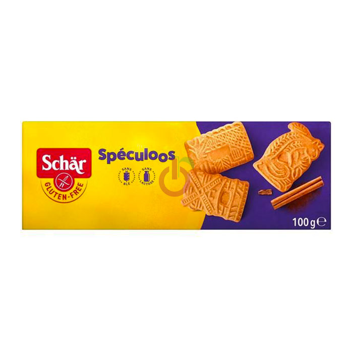Bolachas com Canela Spéculoos Schär Sem Glútene Sem Lactose