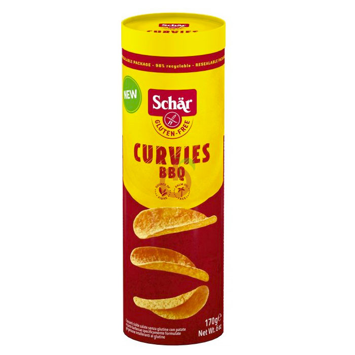 Batata com Sabor a Barbeque Curvies Sem Glúten Schär