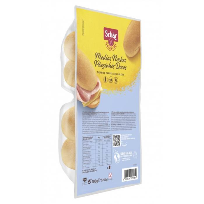 Pãezinhos Doces Schär Sem Glúten e Sem Lactose