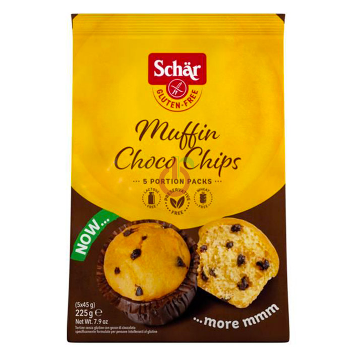 Muffin com Pepitas Chocolate Sem Glúten e Sem Lactose Schär