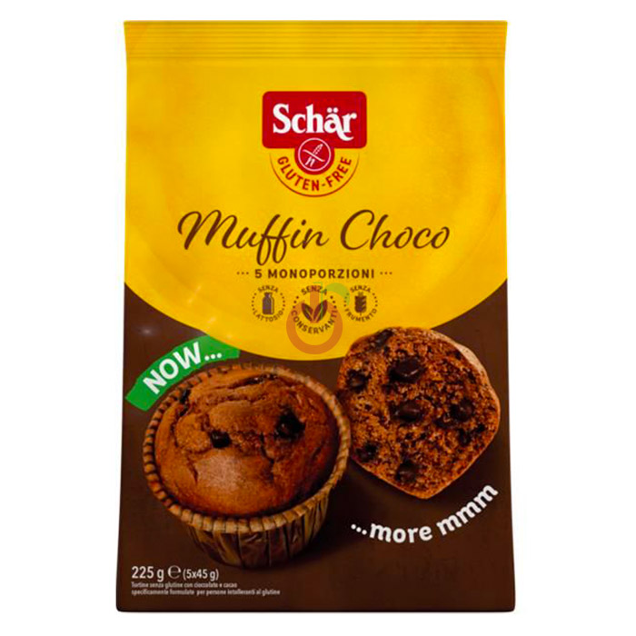 Muffin de Chocolate com Pepitas Cacau Sem Glúten e Sem Lactose Schär